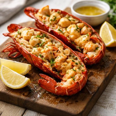Buttered lobster