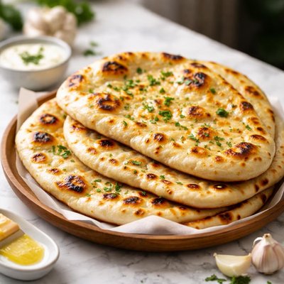 Buttered naan