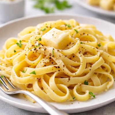 Buttered pasta