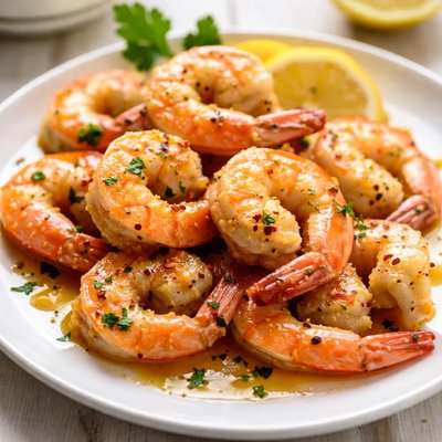 Buttered shrimp