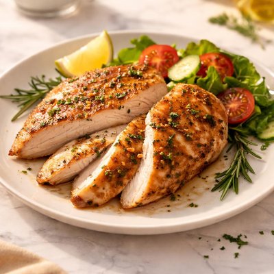 Butterflied chicken breast