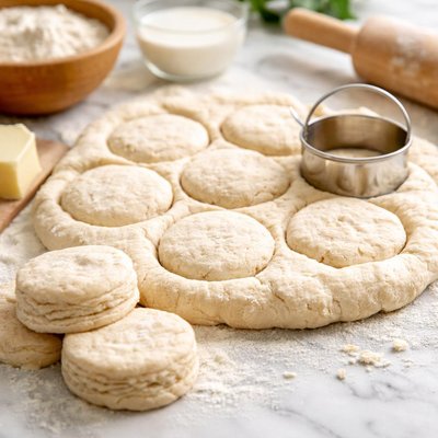 Buttermilk biscuit dough
