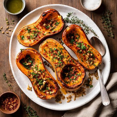 Butternernut squash roasted