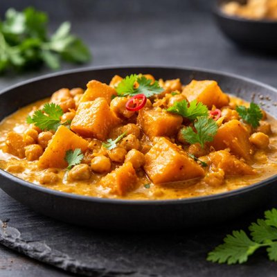 Butternut squash curry