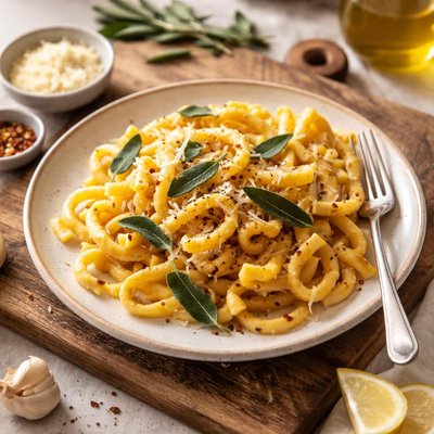 Butternut squash pasta