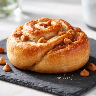 Butterscotch chip bun