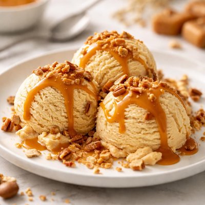 Butterscotch ice cream