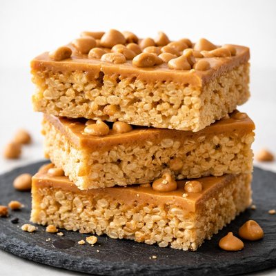 Butterscotch rice crispy bar