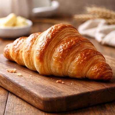 Buttery croissant