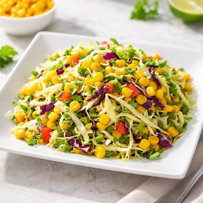 Cabbage and corn salad