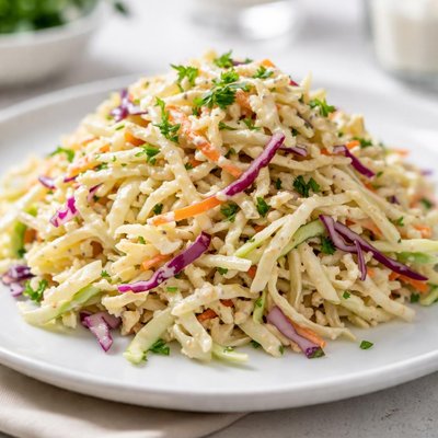 Cabbage salad with mayonnaise