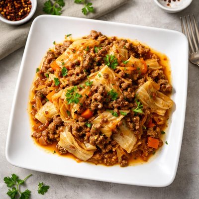 Cabbage with meat