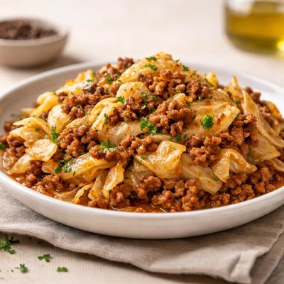 Cabbage with minced meat