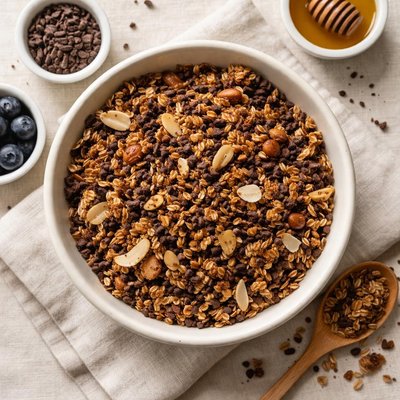 Cacao nib granola