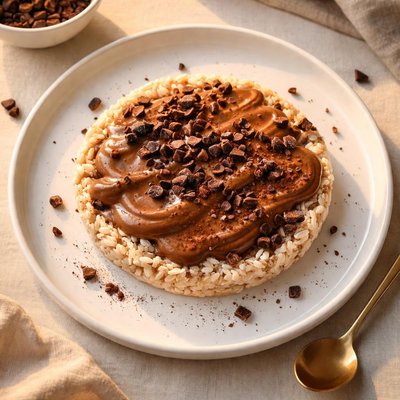 Cacao rice cake