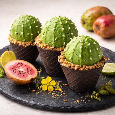 Cactus ice cream