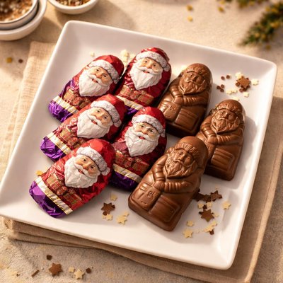 Cadbury santa mini chocolate milk
