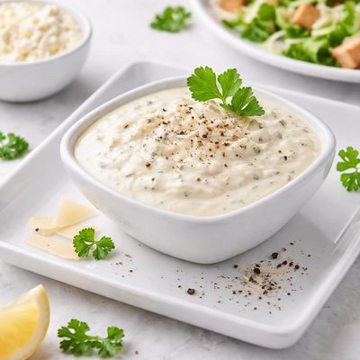 Caesar dressing made with cottage cheese