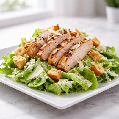 Caesar salad extra chicken