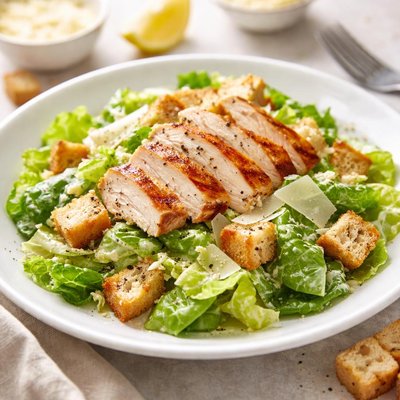Caesar salad with chicken