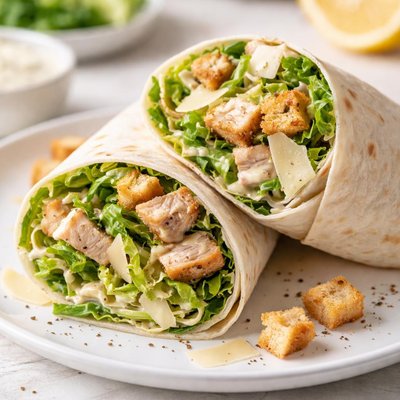 Caesar salad wrap
