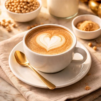 Cafe con leche de soja