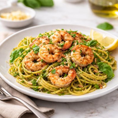 Cafe del sol shrimp pesto