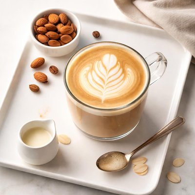Cafe latte almond milk