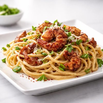 Cajun carbonara pasta