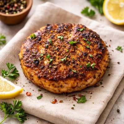 Cajun chicken patty