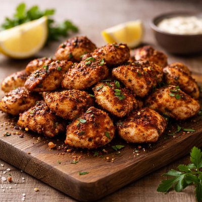 Cajun chicken pieces