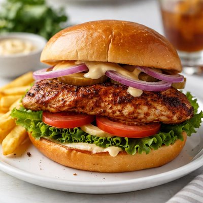 Cajun chicken sandwich