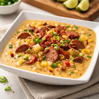 Cajun corn chowder