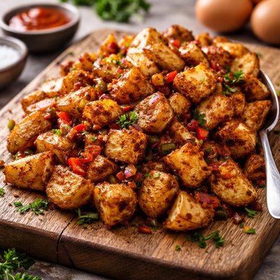 Cajun seasoned breakfast potatoes