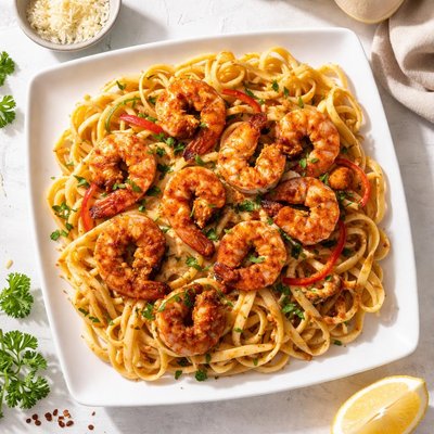 Cajun shrimp pasta