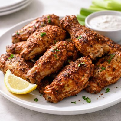 Cajun style chicken wings