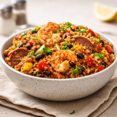 Cajun style quinoa