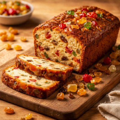 Cake aux fruits confits