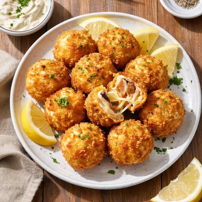 Calamari cheese balls