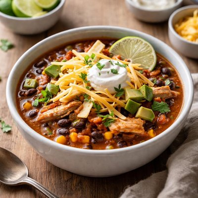 Calfe zupas half chicken enchilada chili