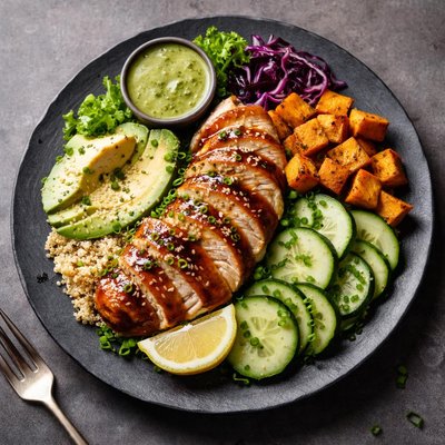 Cali press hot honey chicken bowl