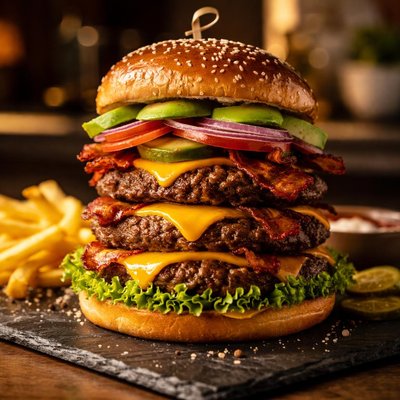 California burger triple