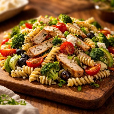 California chicken cafe chicken pasta salad