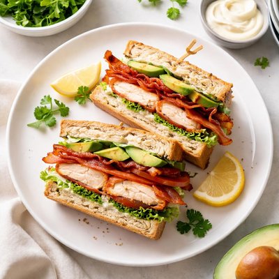 California chicken club sandwich
