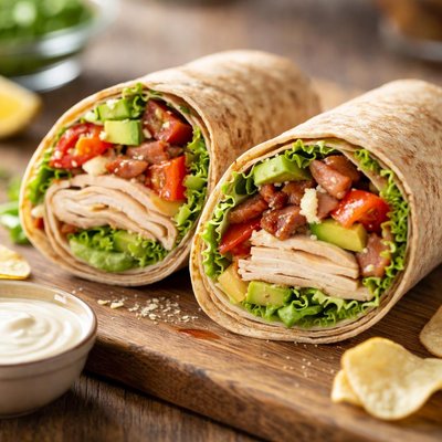 California turkey wrap