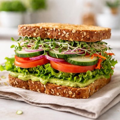 California vegetable sandwich