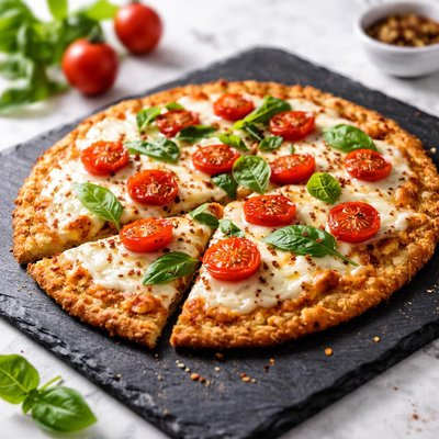 Califower crust pizza