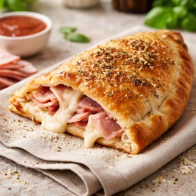 Calzone jamon y mozarella