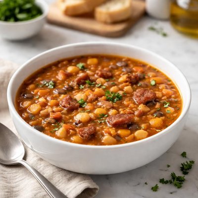 Campbells bean w bacon soup