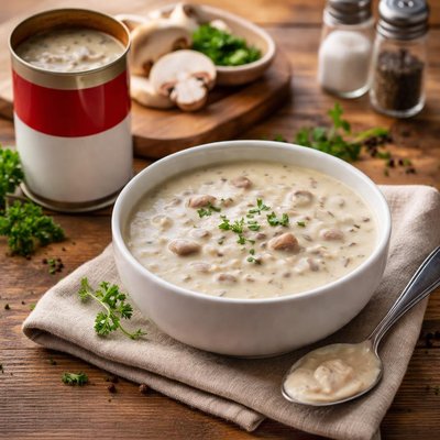 Campbells mushroom soup